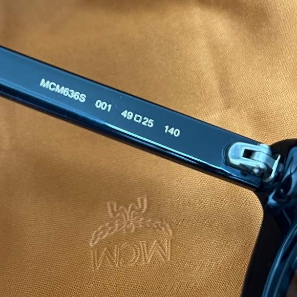 MCM Round Brow Sunglass with Case AUTHENTIC - Picture 7 of 8